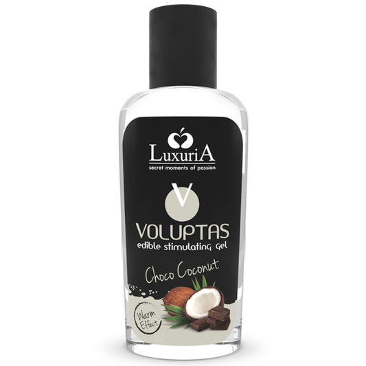 LUXURIA VOLUPTAS EDIBLE MASSAGE GEL WARMING EFFECT - COCONUT AND CREAM 100 ML