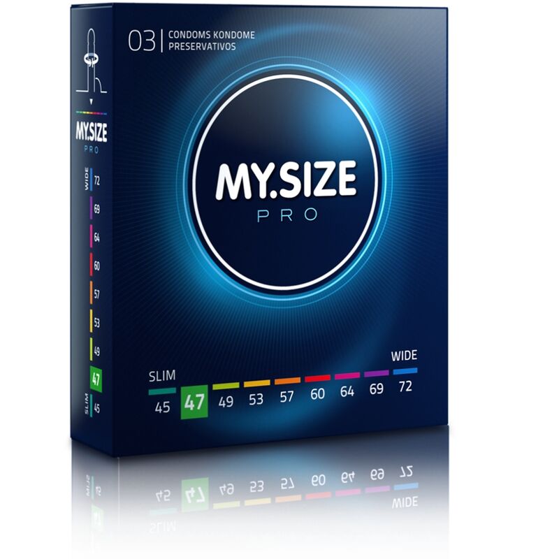 MY SIZE PRO CONDOMS 47 MM 3 UNITS