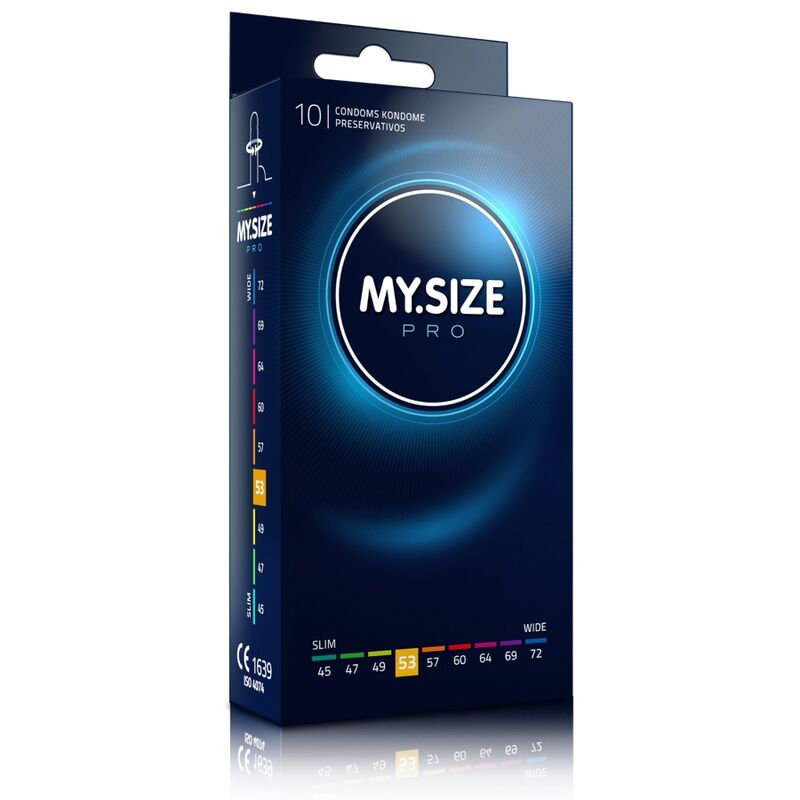 MY SIZE PRO CONDOMS 53 MM 10 UNITS