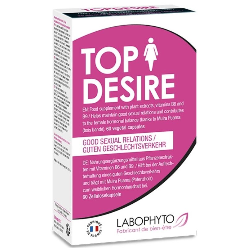 TOP DESIRE PARANNUT NAISTEN LIBIDO 60 KAPSELIA