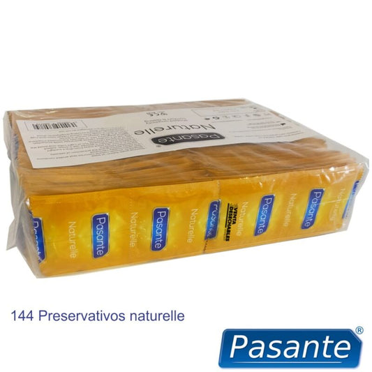 PASANTE CONDOMS NATURELLE BAG 144 UNITS