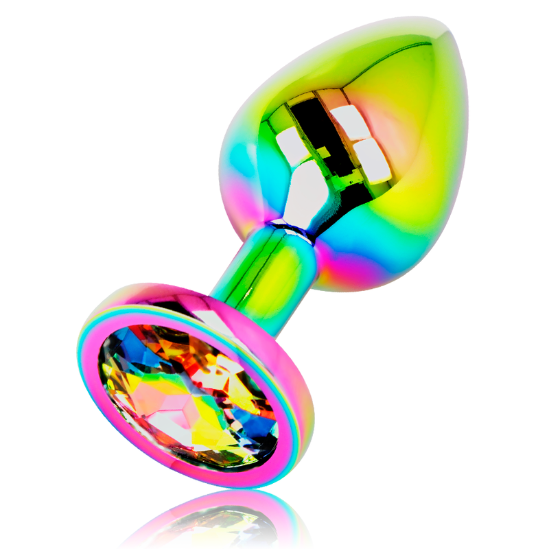 OHMAMA - ANAL PLUG IRIDESCENT CIRCLE - LARGE