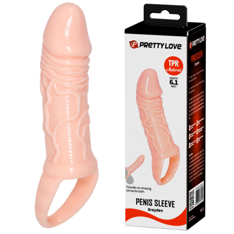 PRETTY LOVE BREYDEN PENIS SLEEVE FLESH