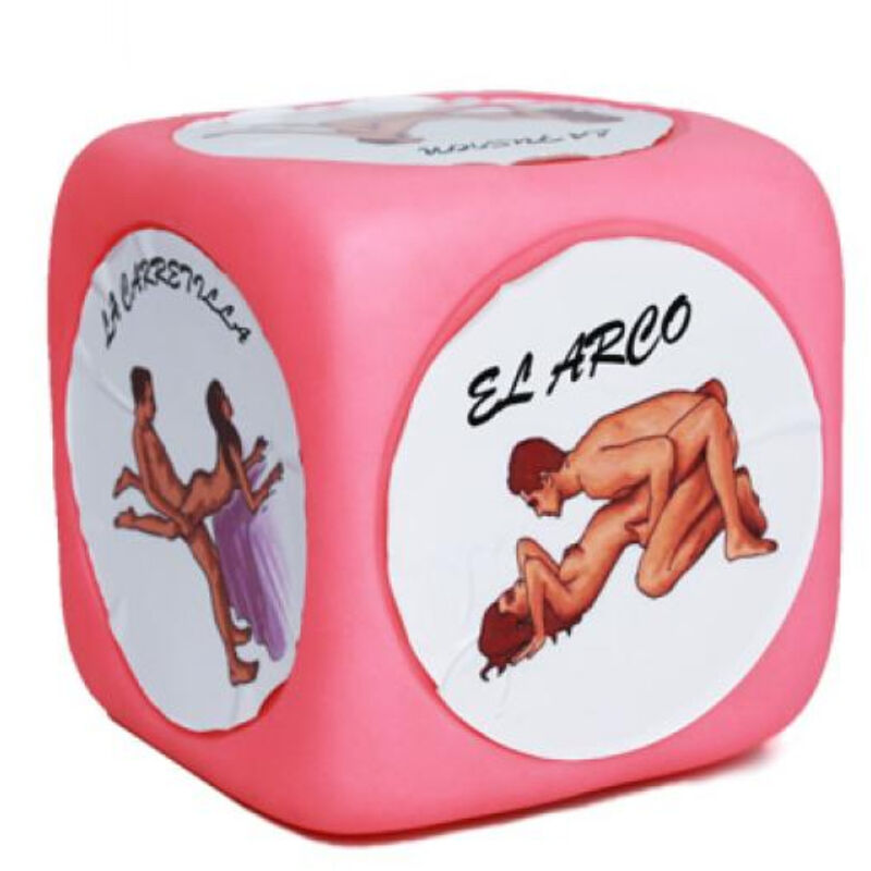 DIABLO PICANTE - SUPER LARGE KAMASUTRA DICE OF POSTURES PINK