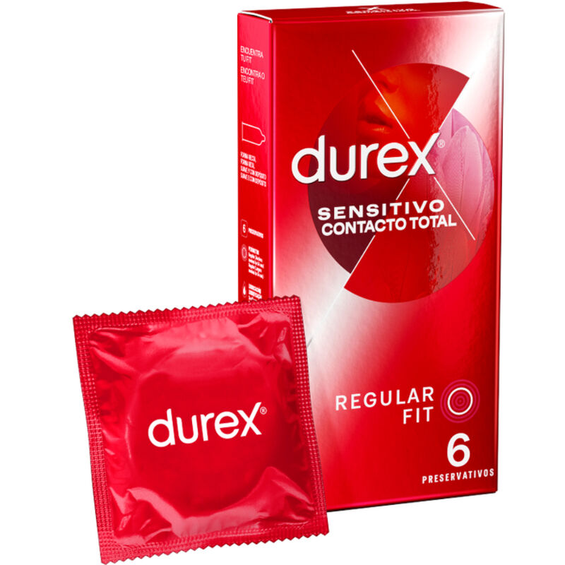 DUREX - SENSITIVE CONTACT TOTAL 6 UNITS