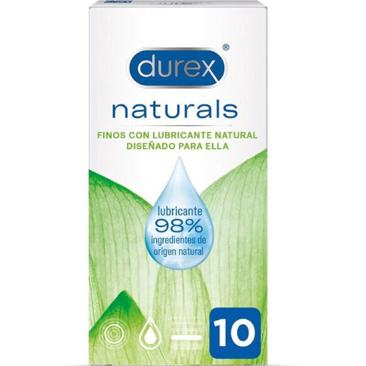 DUREX - NATURALS THIN CONDOMS NATURAL LUBE 10 UNITS
