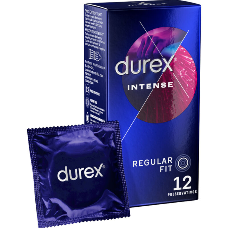 DUREX - INTENSE ORGASMIC 12 UNITS