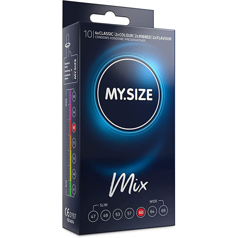 MY SIZE MIX CONDOMS 60 MM 10 UNITS