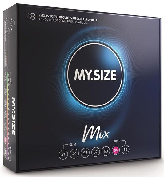 MY SIZE MIX CONDOMS 64 MM 28 UNITS