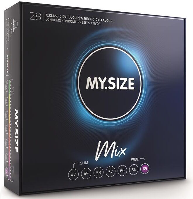 MY SIZE MIX CONDOMS 69 MM 28 UNITS