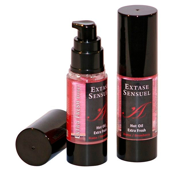 EXTASE SENSUEL - OIL MASSAGE EFFECT EXTRA FRESH STRAWBERRY 30 ML