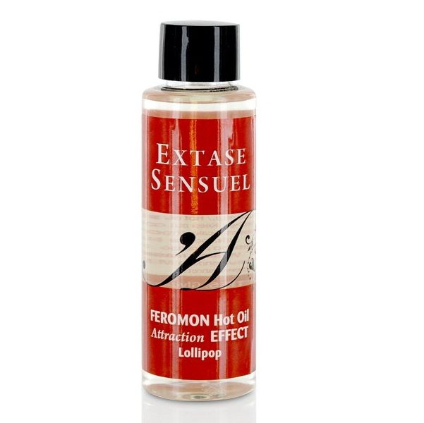 EXTASE SENSUEL - OIL MASSAGE EFFECT HEAT WITH PHEROMONES PIRULET 100 ML