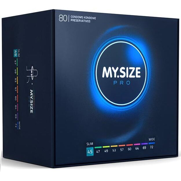 MY SIZE PRO CONDOMS 45 MM 80 UNITS