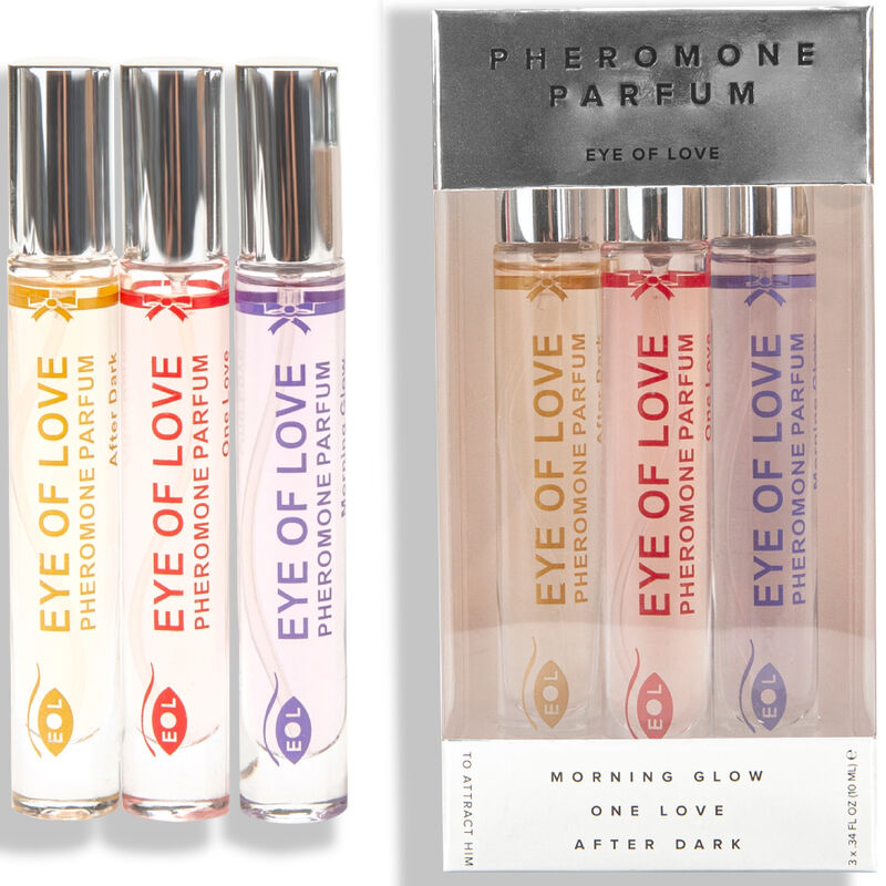 EYE OF LOVE - EOL PHR PARFUM 10 ML SET/3 - MORNING GLOW, ONE LOVE, AFTER DARK