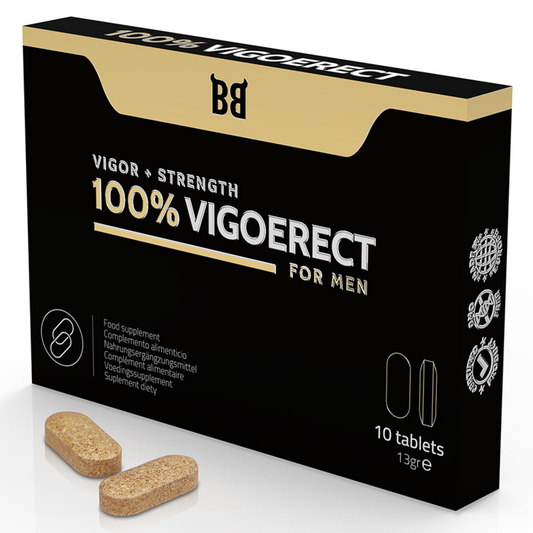 BLACKBULL BY SPARTAN - 100% VIGOERECT VIGOR + STRENGTH FOR MEN 10 TABLETS