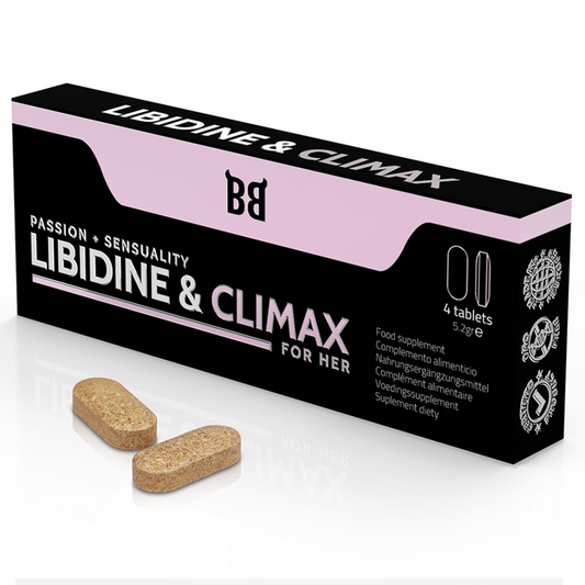 BLACKBULL BY SPARTAN - LIBIDINE & CLIMAX INCREASE L BIDO FOR WOMEN 4 C PSULAS