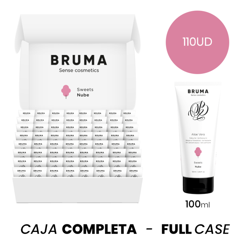 MOQ 110 - BRUMA ALOE VERA LIUKUTAVA GEELI MAKEAISMAKU - 100 ML