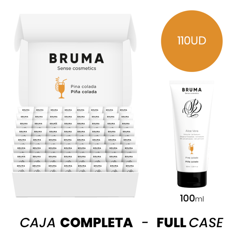 MOQ 110 - BRUMA ALOE VERA LIUKUTAVA GEELI PINA COLADA MAKU - 100 ML