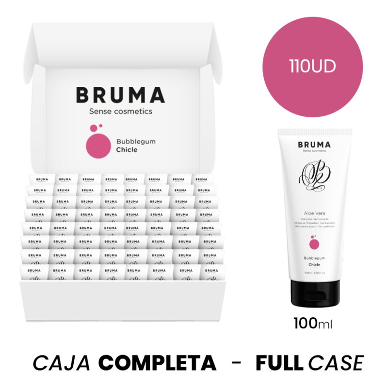 MOQ 110 - BRUMA ALOE VERA LIUKUTAVA GEELI BUBBLEGUM MAKU - 100 ML