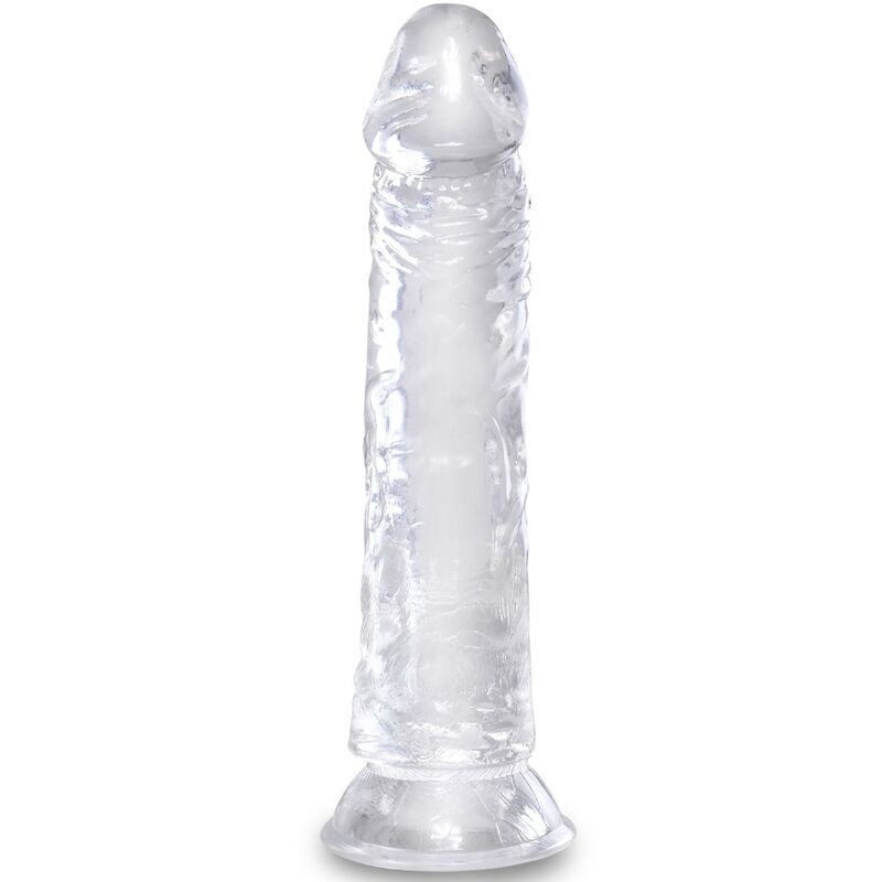 KING COCK - KIRKAS REALISTINEN PENIS 19,7 CM LÄPINÄKYVÄ