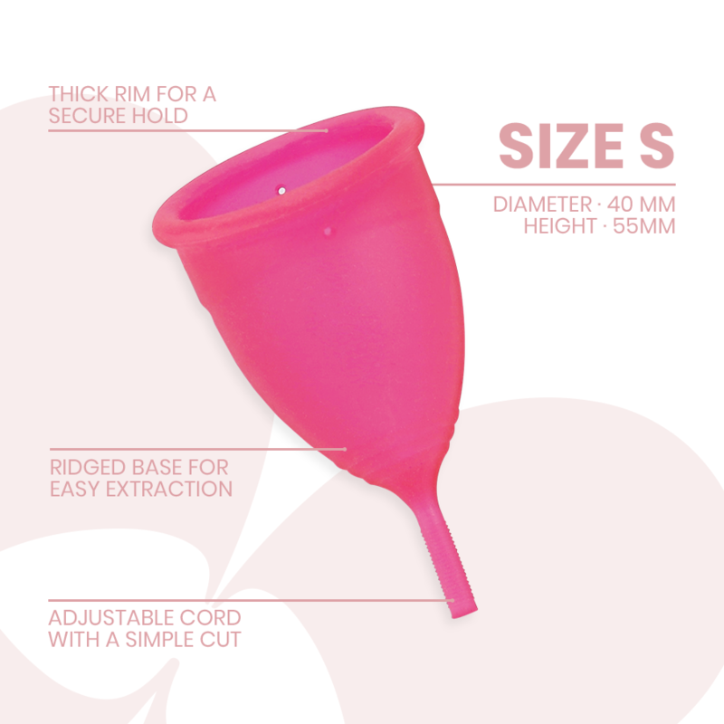 INTIMICHIC - MENSTRUAL CUP MEDICAL GRADE SILICONE SIZE S