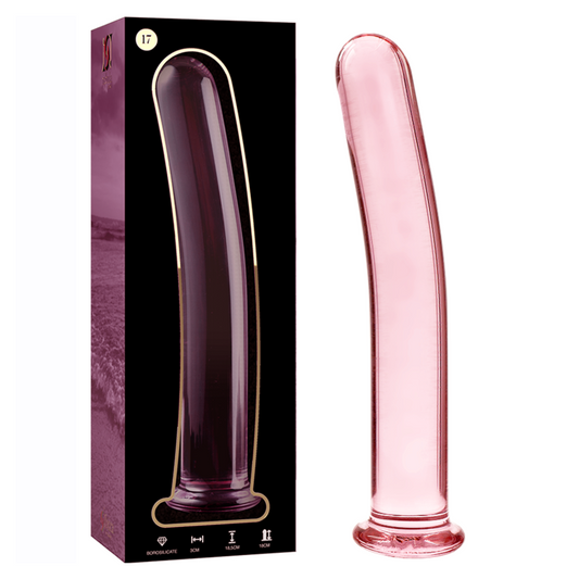 NEBULA SERIES BY IBIZA - MODEL 17 DILDO BOROSILICATE GLASS 18.5 X 3 CM PINK