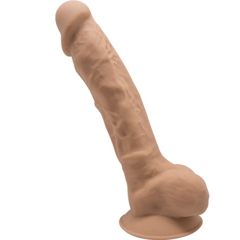 SILEXD - MALLI 1 REALISTIC PENIS PREMIUM SILEXPAN SILICONE CARAMELL 23 CM