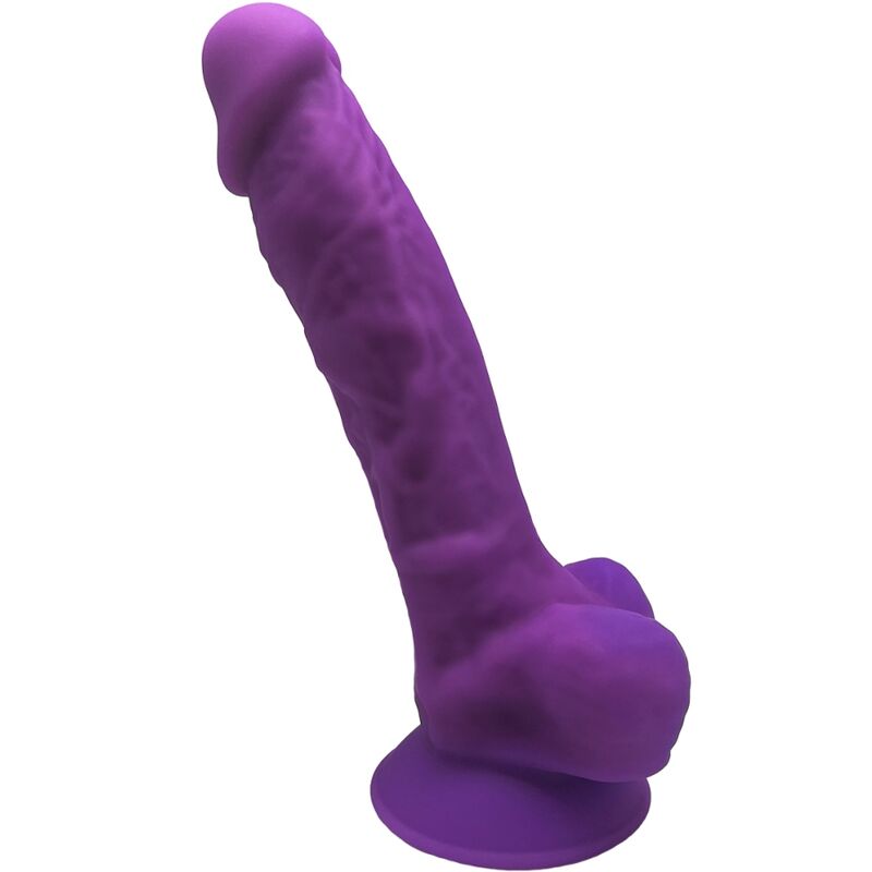 SILEXD - MALLI 1 REALISTIC PENIS PREMIUM SILEXPAN SILICONE VIOLET 17,5 CM