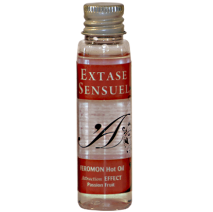 EXTASE SENSUEL - HEAT EFFECT MASSAGE OIL WITH PASSION FRUIT PHEROMONES TRAVEL 35 ML