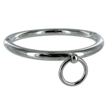 METALHARD BDSM NECKLACE WITH RING 10CM