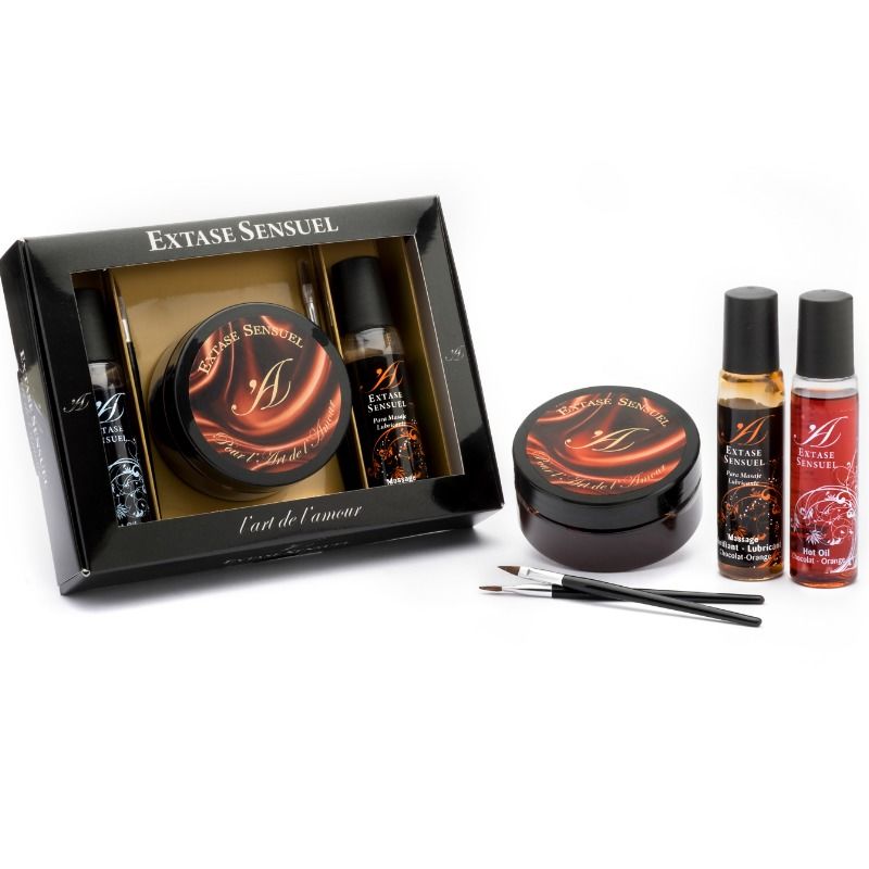 EXTASE SENSUAL KIT COFFRET CHOCLAT AFRODISIAC