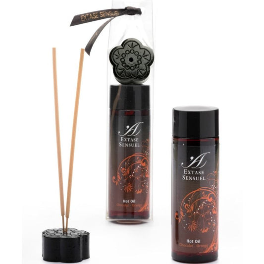 EXTASE SENSUEL - OIL STIMULATING CHOCOLATE Y ORANGE 100 ML