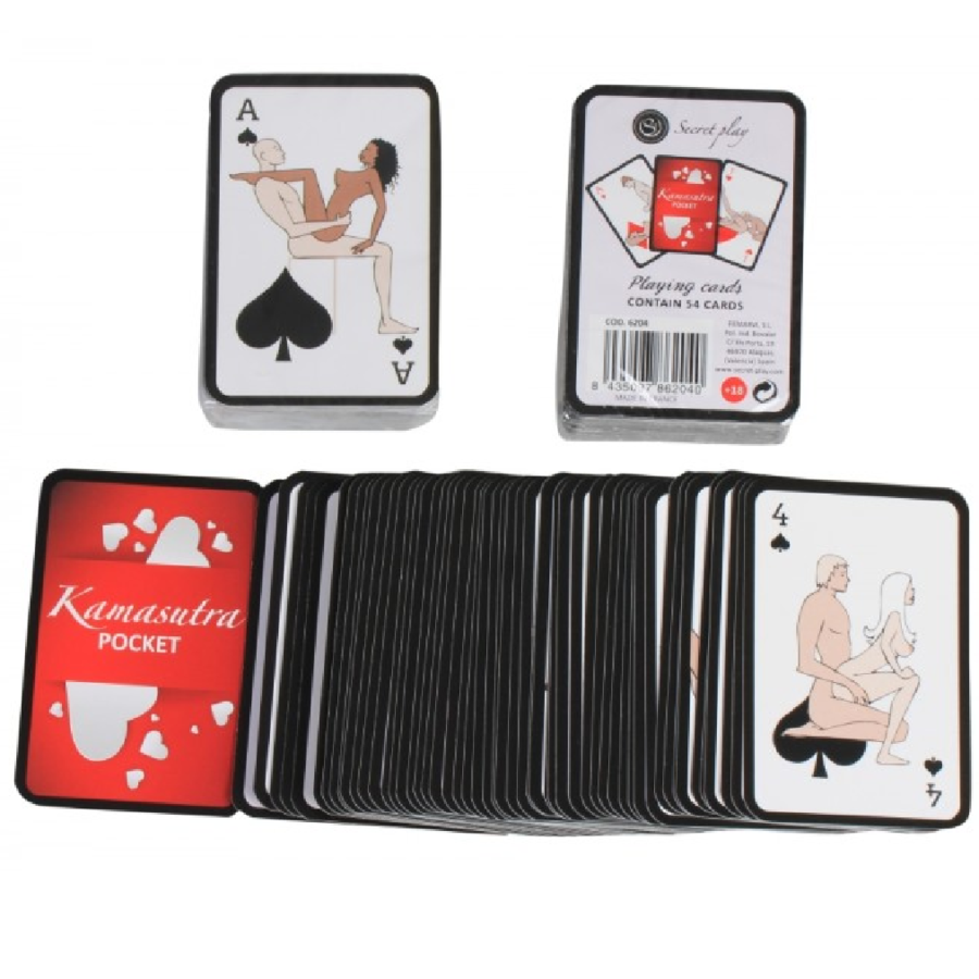 SECRETPLAY – POCKET KAMASUTRA PLAY CARDS I (ES/FI/PT/IT/FR/DE)