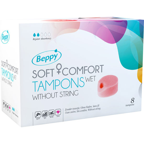 BEPPY - PEHMEÄT COMFORT-TAMPONIT MÄRKÄ 8 YKSIKKÖÄ