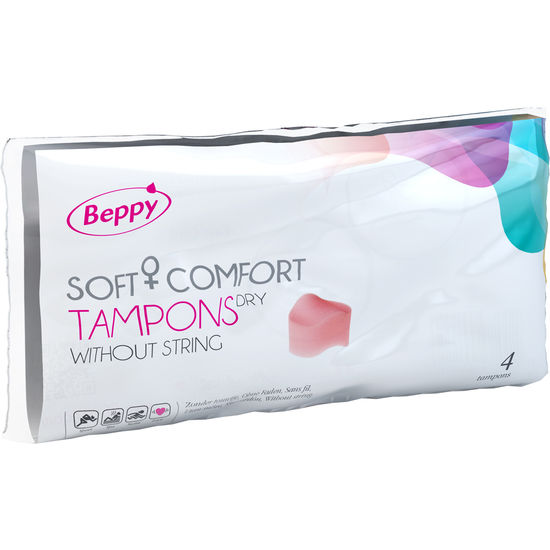 BEPPY - PEHMEÄMUKAISET TAMPONIT KUIVAT 4 YKSIKKÖÄ