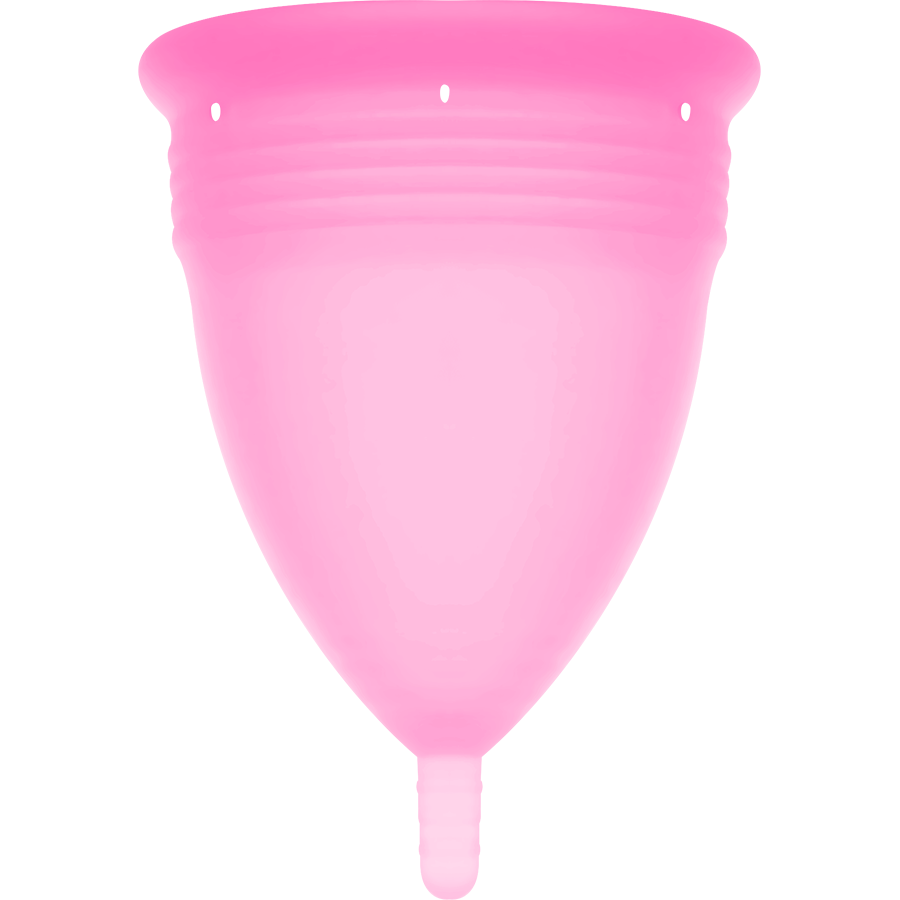 STERCUP MENSTRUAL CUP SIZE L PINK COLOR FDA SILICONE