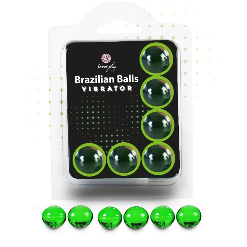 SECRETPLAY - SET 6 BRASILIAAN BALLS VIBRATORI