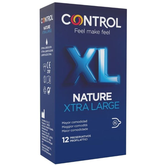 CONTROL - ADAPTA NATURE XL KONDOIT 12 YKSIKKÖÄ