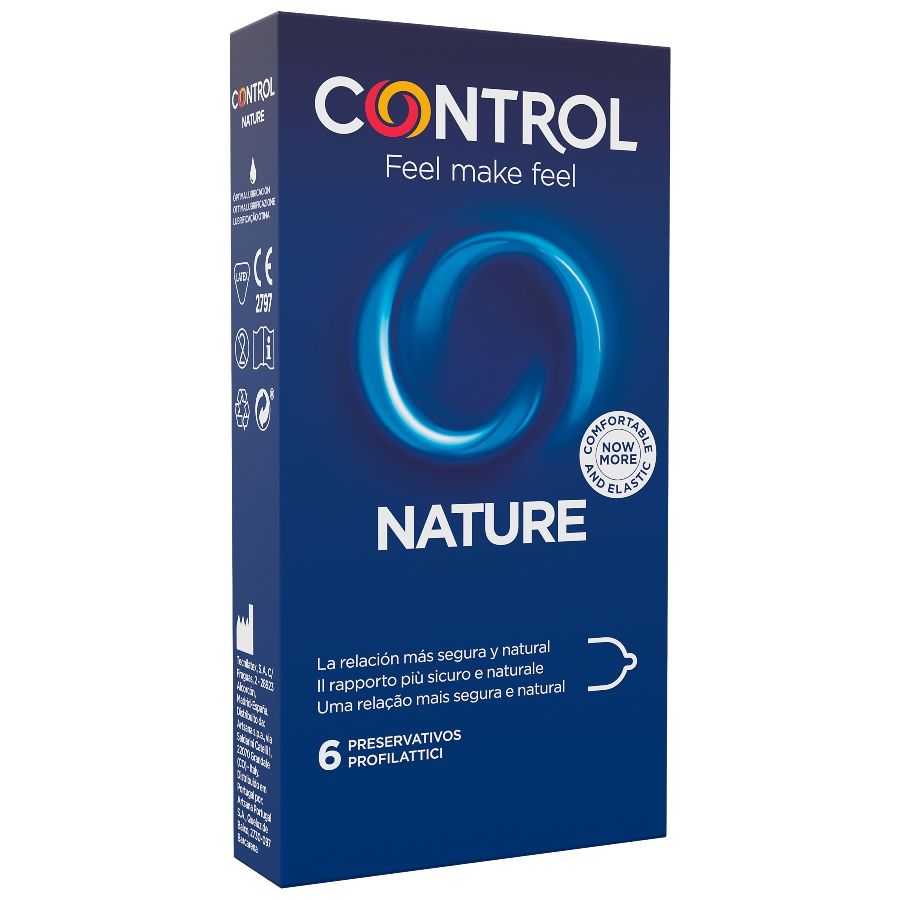 CONTROL ADAPTA NATURE CONDOMS 6 yksikköä