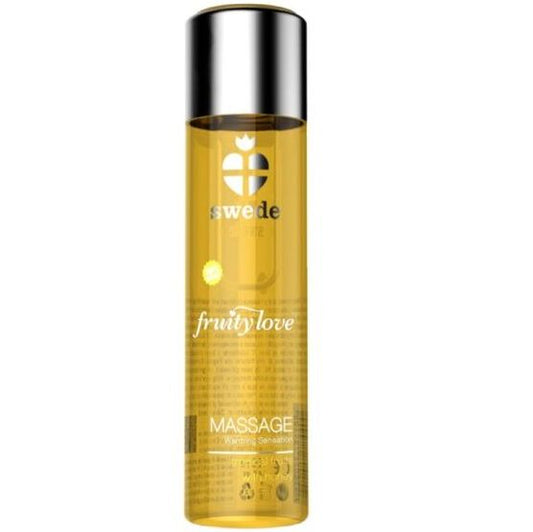 SWEDE - FRUITY LOVE lämmittävä vaikutus hierontaöljy Trooppinen hedelmäinen hunajalla 60 ml