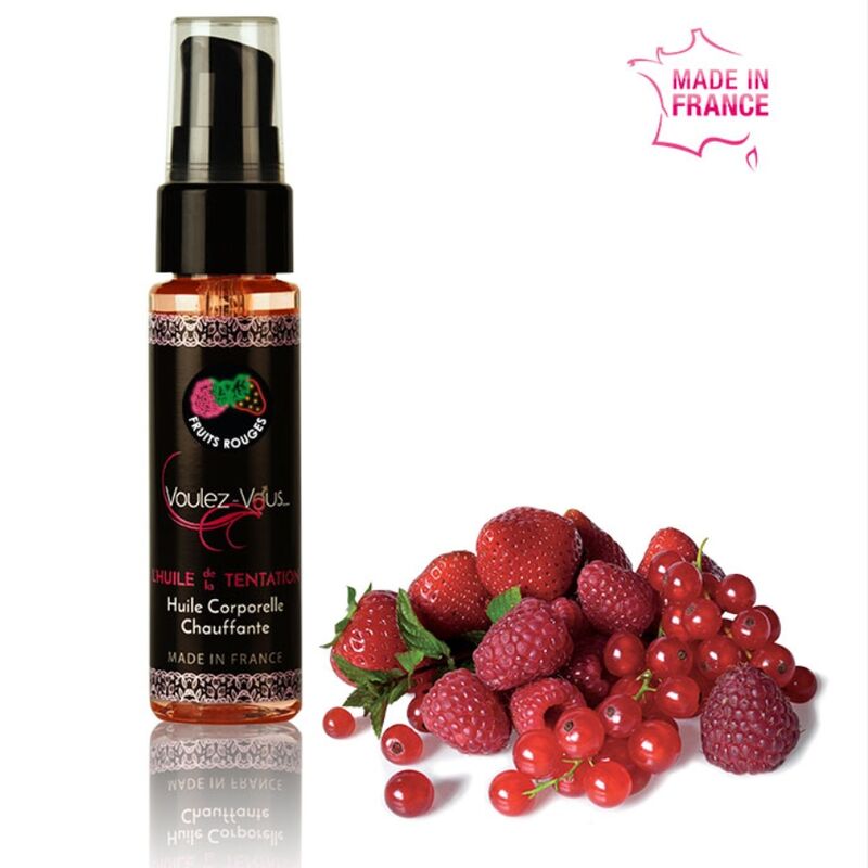 VOULEZ-VOUS lämmittävä vartaloöljy - SOFT FRUIT 35 ml