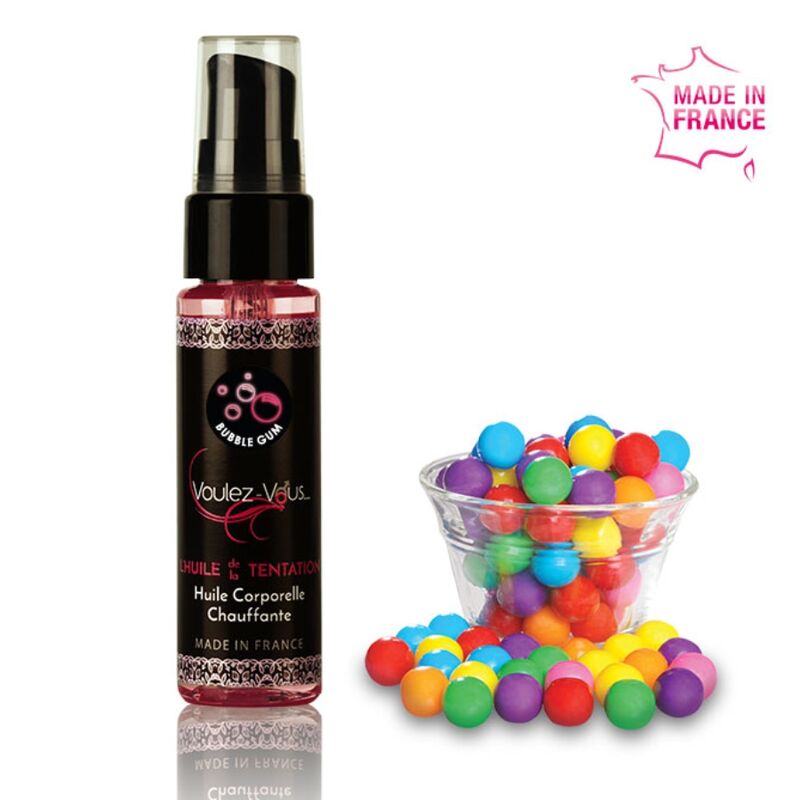 VOULEZ-VOUS WARMING BODY OIL- BUBBLEGUM 35 ML